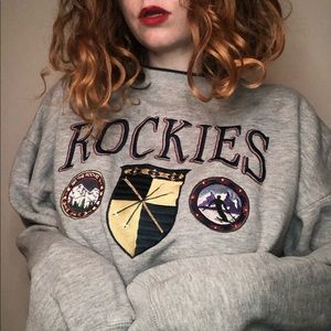 Rockies Vintage Crew Neck- size XL tag- fits S-L